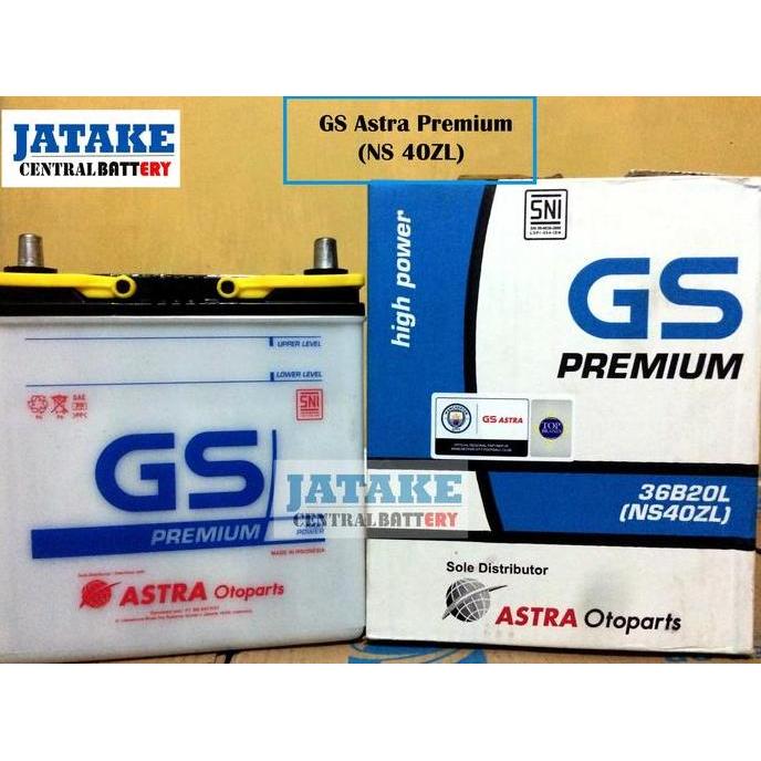 HARGA PABRIK - Aki basah mobil AGYA NS40ZL / Ns 40zl GS Astra Premium
