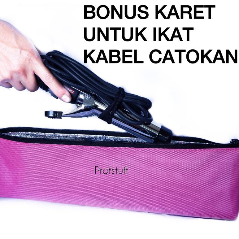 NEW Tas Catokan / Pouch Catokan / Catokan Rambut / Tempat Catokan Anti Panas - profstuff catokan [te