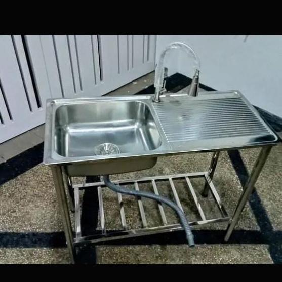 bcp portable/cuci piring standing/bak cuci piring dan kaki