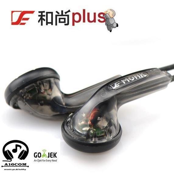EARBUD VE MONK PLUS standar Tampa mic - hitam transparan