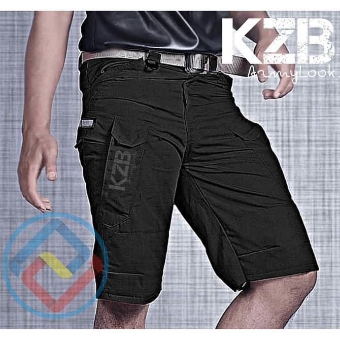 Celana Tactical Pendek-Hitam Celana Tactical Pendek Hitam Hitam