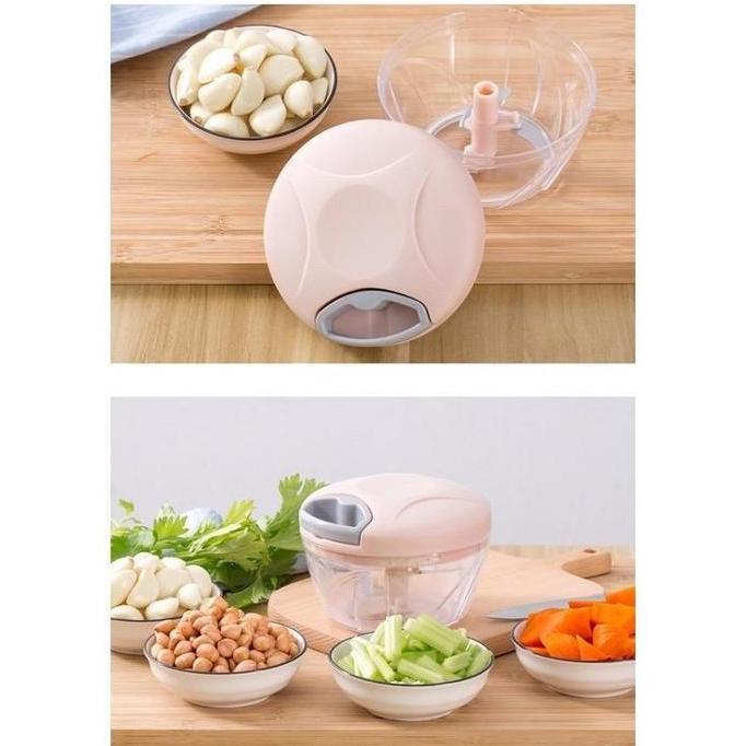 Blender Tarik Manual SPEEDY CHOPPER Tanpa Listrik Alat Blender Tangan Penghancur Bumbu