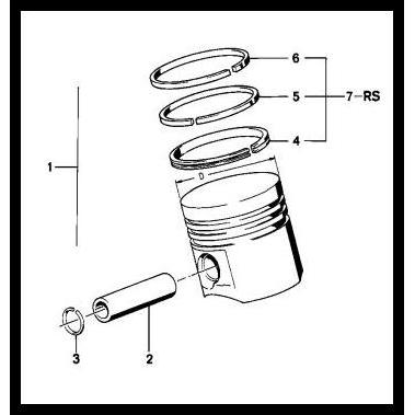 GRATIS ONGKIR PISTON ENGINE E30 M40 320I 0.20 - KS 