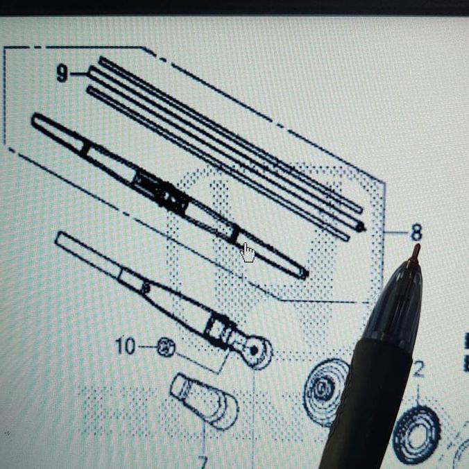 Wiper Blade Belakang Honda CRV Gen 3