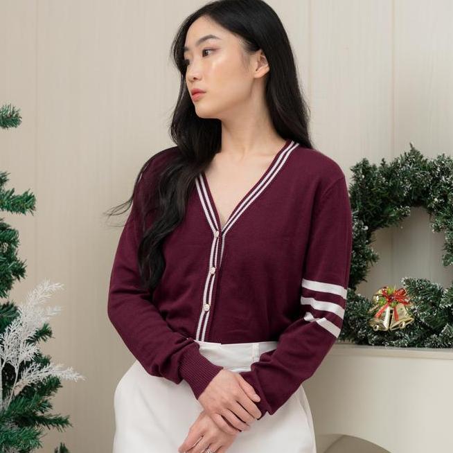 Foxquinn - Cassia Foxquinn Cassia Knit Top Blouse Wanita Atasan