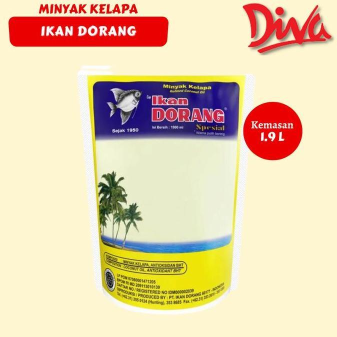 Ikan Dorang Minyak Goreng Special 1.9 L / Minyak Kelapa Ikan Dorang
