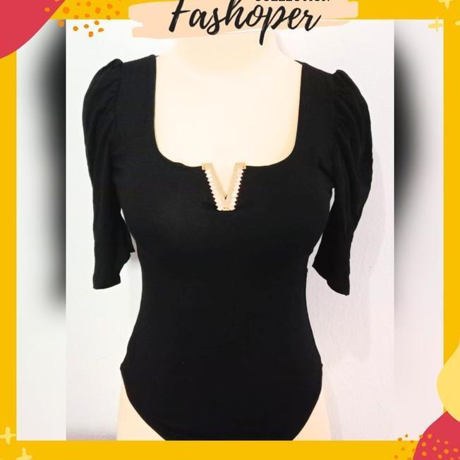 Bodysuit Atasan Lengan Bodysuit Atasan Lengan Panjang Panjang/Pendek Wanita Bangkok Var4214