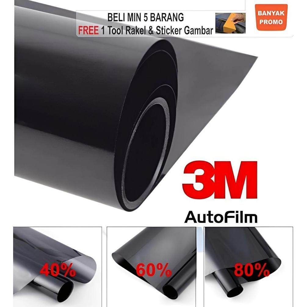 DISKON PER METER..KACA FILEM 3M BLACK BEAUTY KACA FILEM UNTUK SEMUA JENIS MOBIL