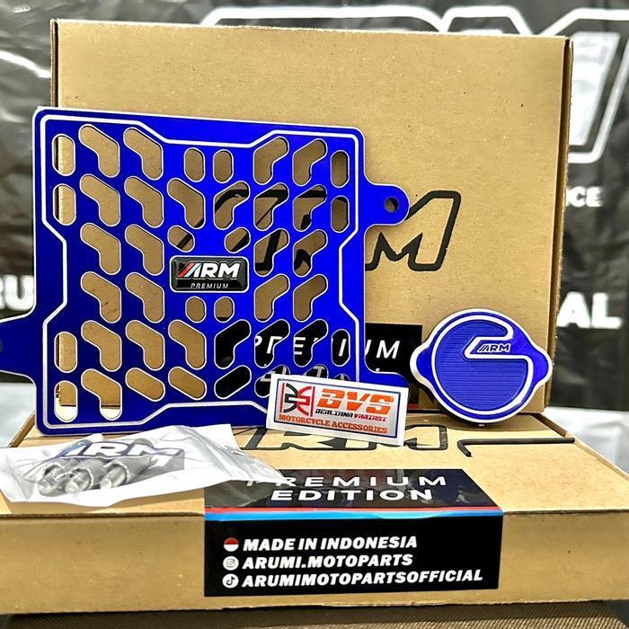 Cover Radiator Plus Cap Radiator Vario 125 150 Pcx 150 Original Dan Terpercaya