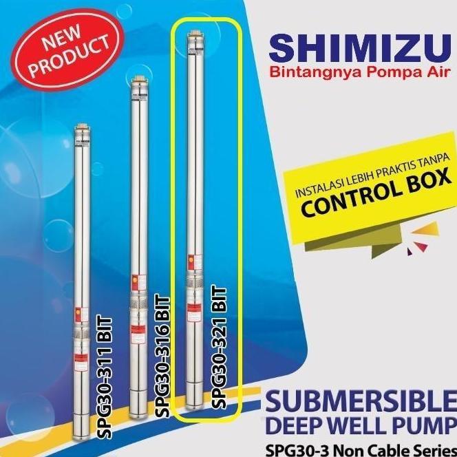 Pompa Submersible / Pompa Satelit Shimizu Spg30-321 Bit 1 Hp