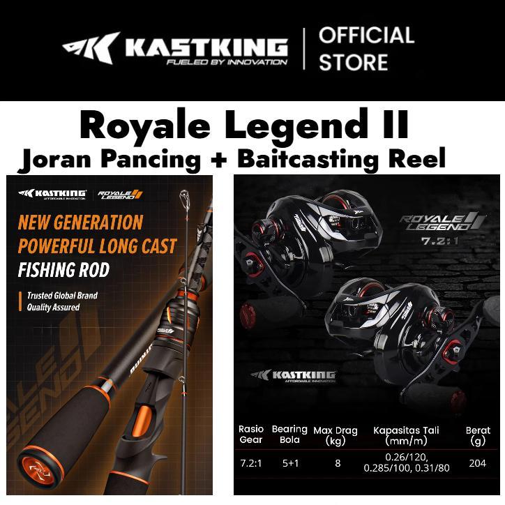 [Official] Kastking Joran Pancing 1 Set= Royale Legend Iii Joran 2.1 2.4M+Royale Legend Ii Reel Bc,P