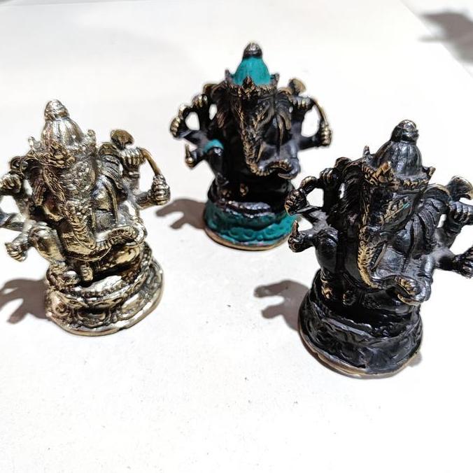"'''] patung ganesha perunggu 9cm
