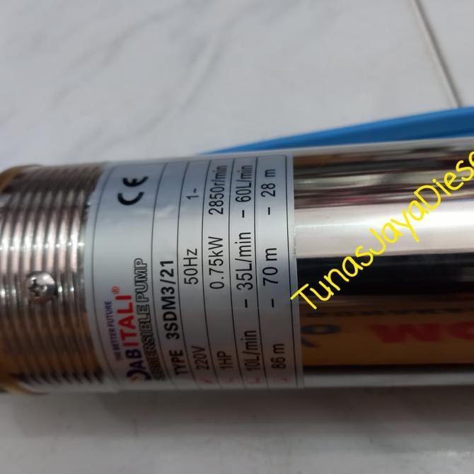 Pompa Satelite Submersible 3" Dabitali 1Hp + Kabel