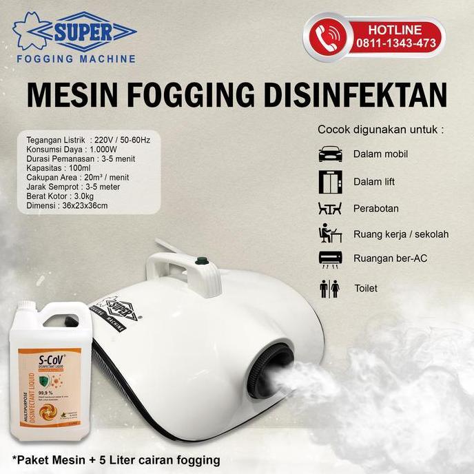 SUPER - DISINFECTAN FOGGING + 5 LITER
