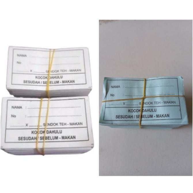 etiket obat / kertas etiket / etiket obat sirup