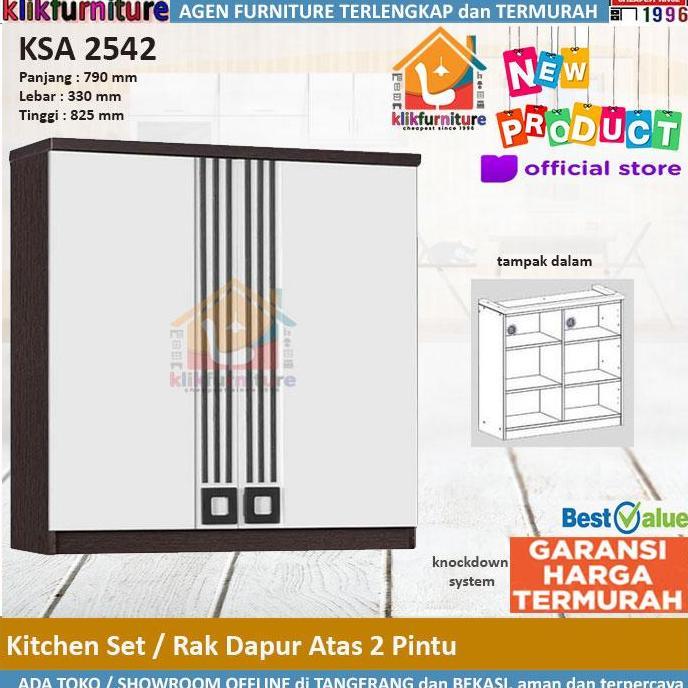 KSA 2542 Graver kitchen Set Pintu 2 Atas Infinity