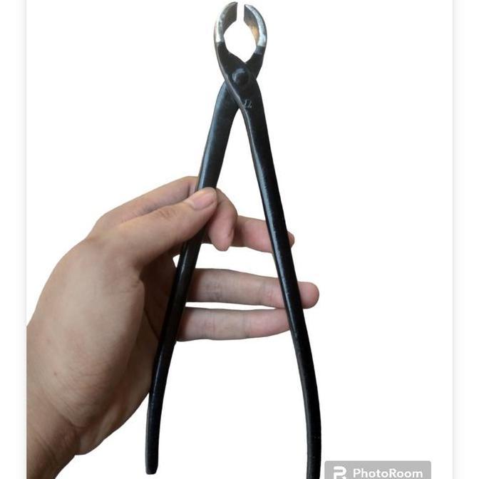 catok Bonsai cembung 25 cm catut lokal peralatan bonsai