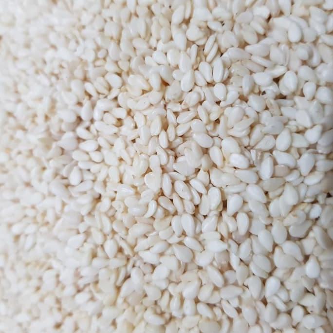 Terlaris BIJI WIJEN PUTIH / White Sesame Seeds Mentah 1 Kg / Grosir
