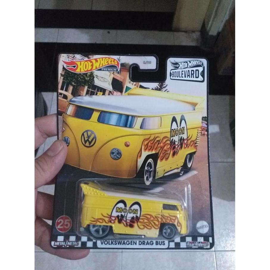 Promo HOT WHEELS VOLKSWAGEN T1 DRAG BUS MOONEYES Diskon