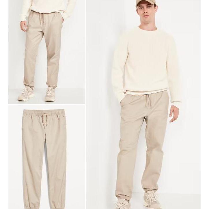 Celana Jogger Old Celana Jogger Old Navy Navy Twill Pria Panjang