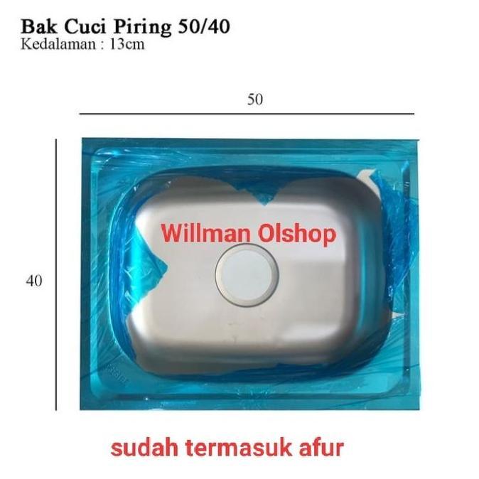 BAK CUCI PIRING KOTAK / TEMPAT CUCI PIRING / KITCHEN SINK