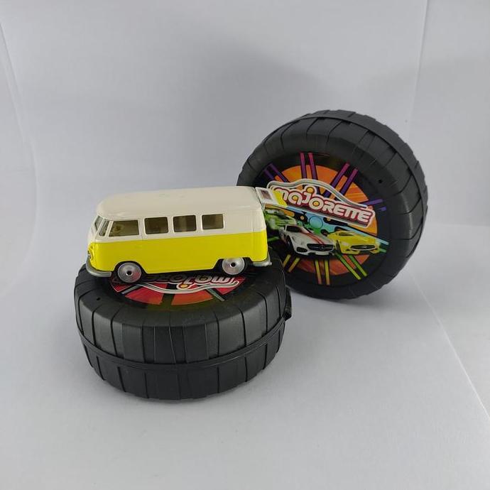 Promo Majorette Diecast Pomade VW Volkswagen T1 Open Cap Kuning Kondisi Baru Diskon