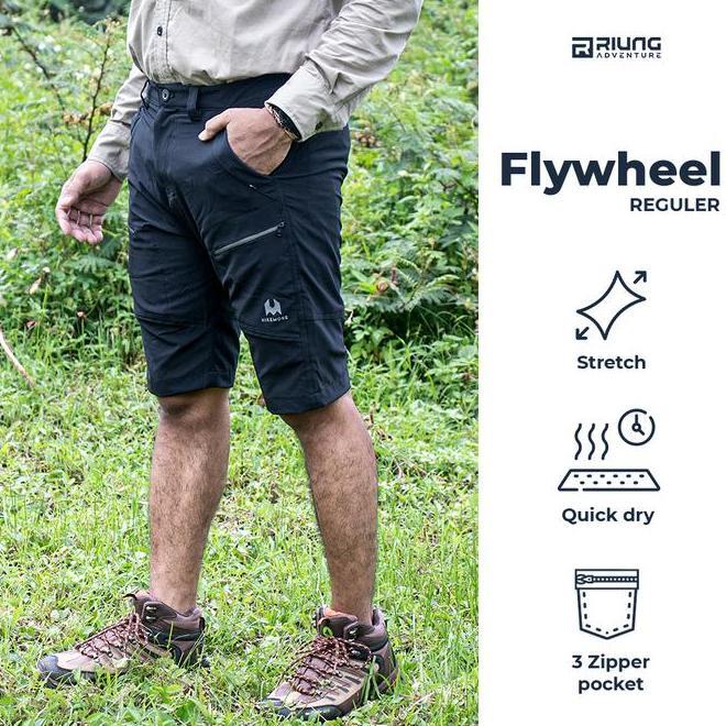 Hikemore Celana Pendek Hikemore Celana Pendek Hiking Outdoor Pria Wanita Flywheel