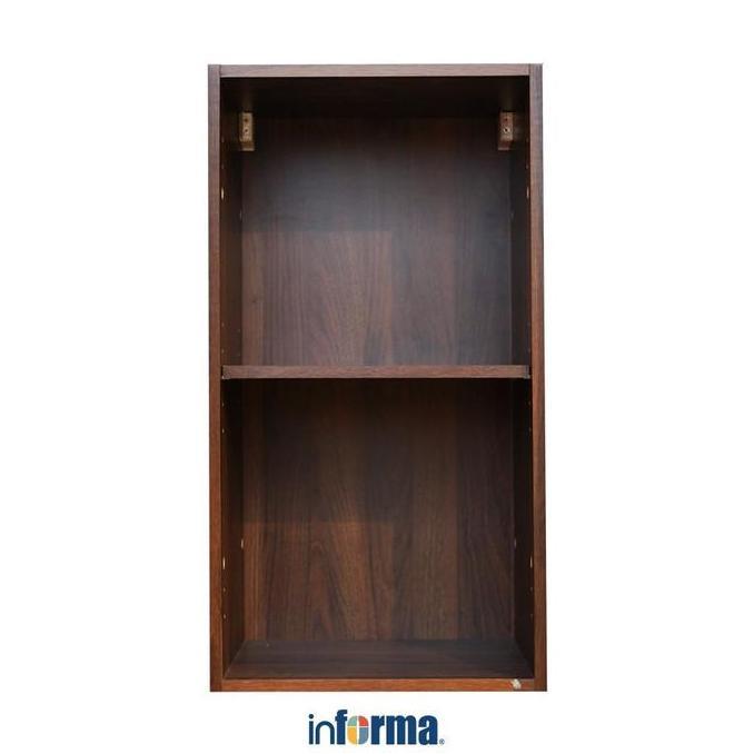 Informa Prescoot Kabinet Dinding Dapur - Cokelat Rak Gantung Tempat Penyimpanan Organizer Dapur Rak 