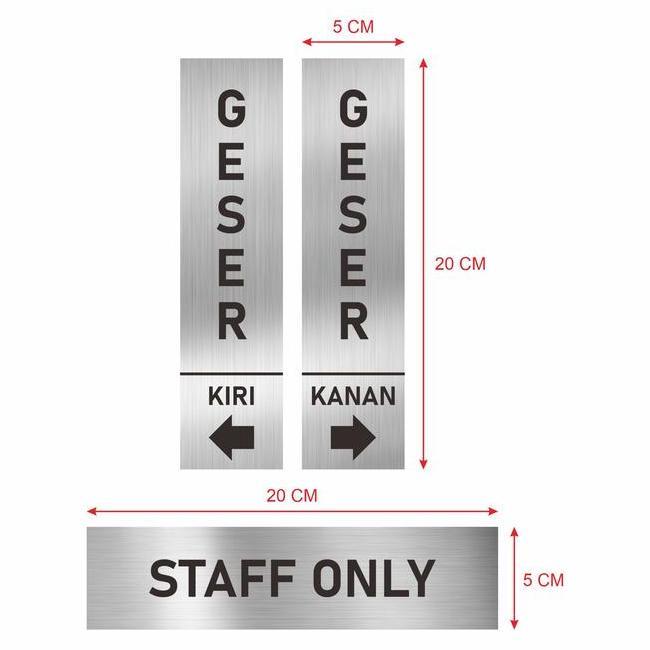 Plat Nama Stainless Stainless Etching Grafir