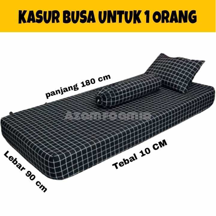 Kasur Busa Muat Satu Orang | Tebal 10Cm Berkualitas Anti Kempes