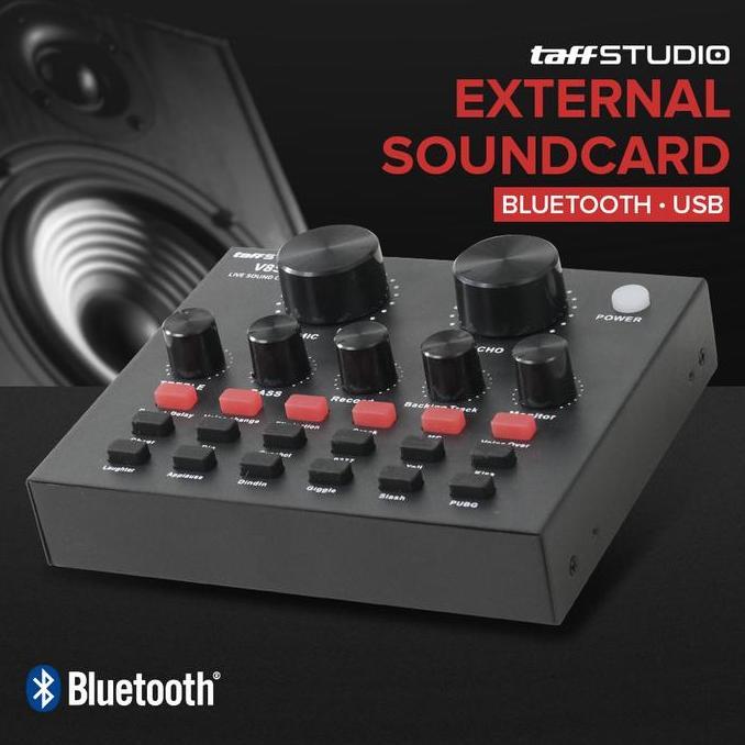 Sound card V8 Mixer Bluetooth Soundcard V8 Audio Soundcard