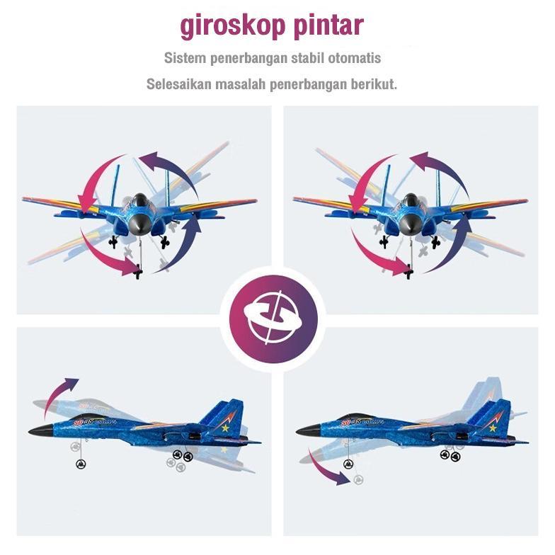 TERBARU BABYCOLOR MAINAN PESAWAT REMOTE CONTROL TERBANG LAMPU LED PESAWAT RC TERBANG RC PLANE TERBAN