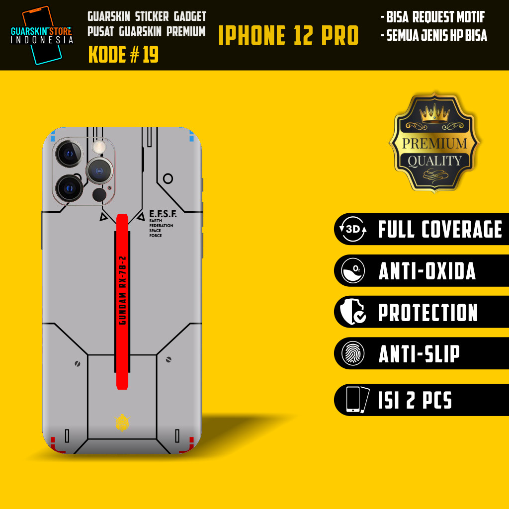 Garskin Case Apple IPhone 12 Pro Custom Bisa COD 2Pcs