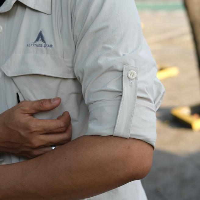 Eiger - Altitude Armagedon Kemeja Pria Gunung Hitam Gear Lapangan Quickdry Strectch