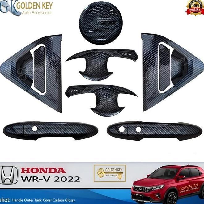 Paket Wrv Wrv 2022 Set Cover Handle + Outer Tank Carbon Glossy