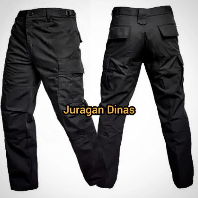 Eiger - Celana Eiger Celana Pdl Hitam Hitam Ripstok Kargo Lapangan Latihan