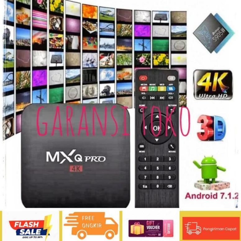 HOT DEALS STB ANDROID TV BOX MXQ PRO 5G 4K NETFLIX