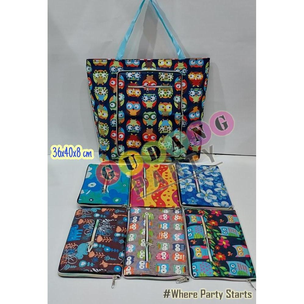 Tas Lipat Besar/Eco Bag/Kantong Belanja Besar/Tas Souvenir Lipat Murah SS