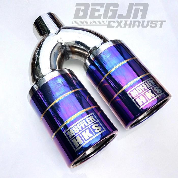 Knalpot Mobil Hks Cabang Violet Suara Bass Gahar Mesin Motorcycle Knalpot  Mobil Knalpot  Mobil Knal