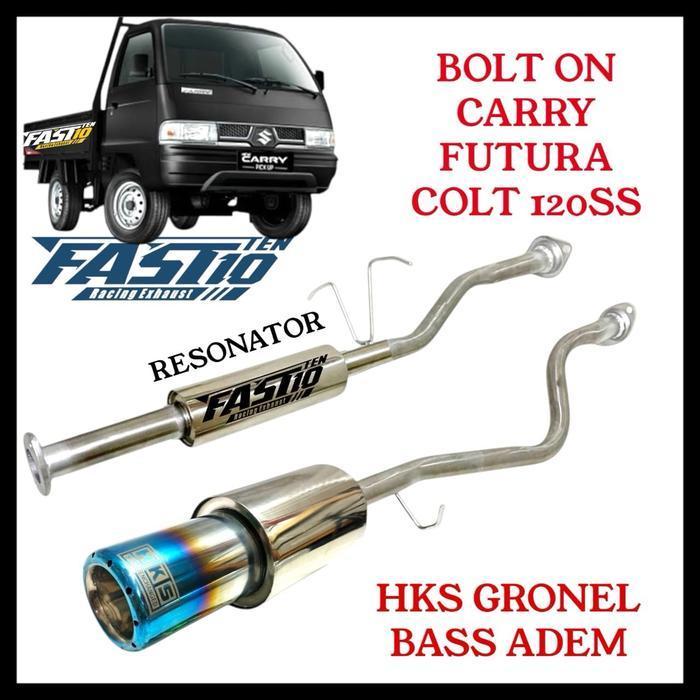 Knalpot Racing Carry Futura Colt120 Ss Mega Carry Tayo Knalpot Mobil Bolt On Suzuki Futura Carry Col