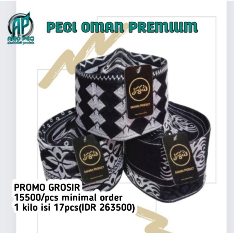 Peci Oman Bangladesh Temboro Original Terbaru