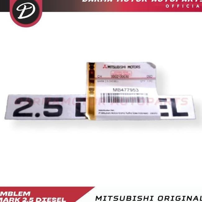 Sticker Stiker Emblem Mitsubishi 100 Tahun 1998 2.5 Diesel Kuda Gls Grandia Diamond 1998-2005 Parts