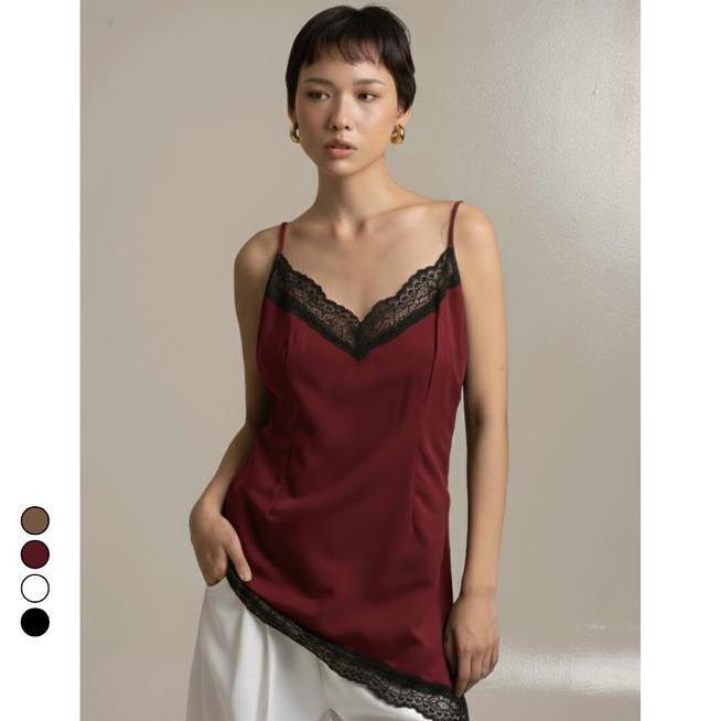 Amygo Store - Amygo Store Sofi Lace Camisole Premium Cotton Tank