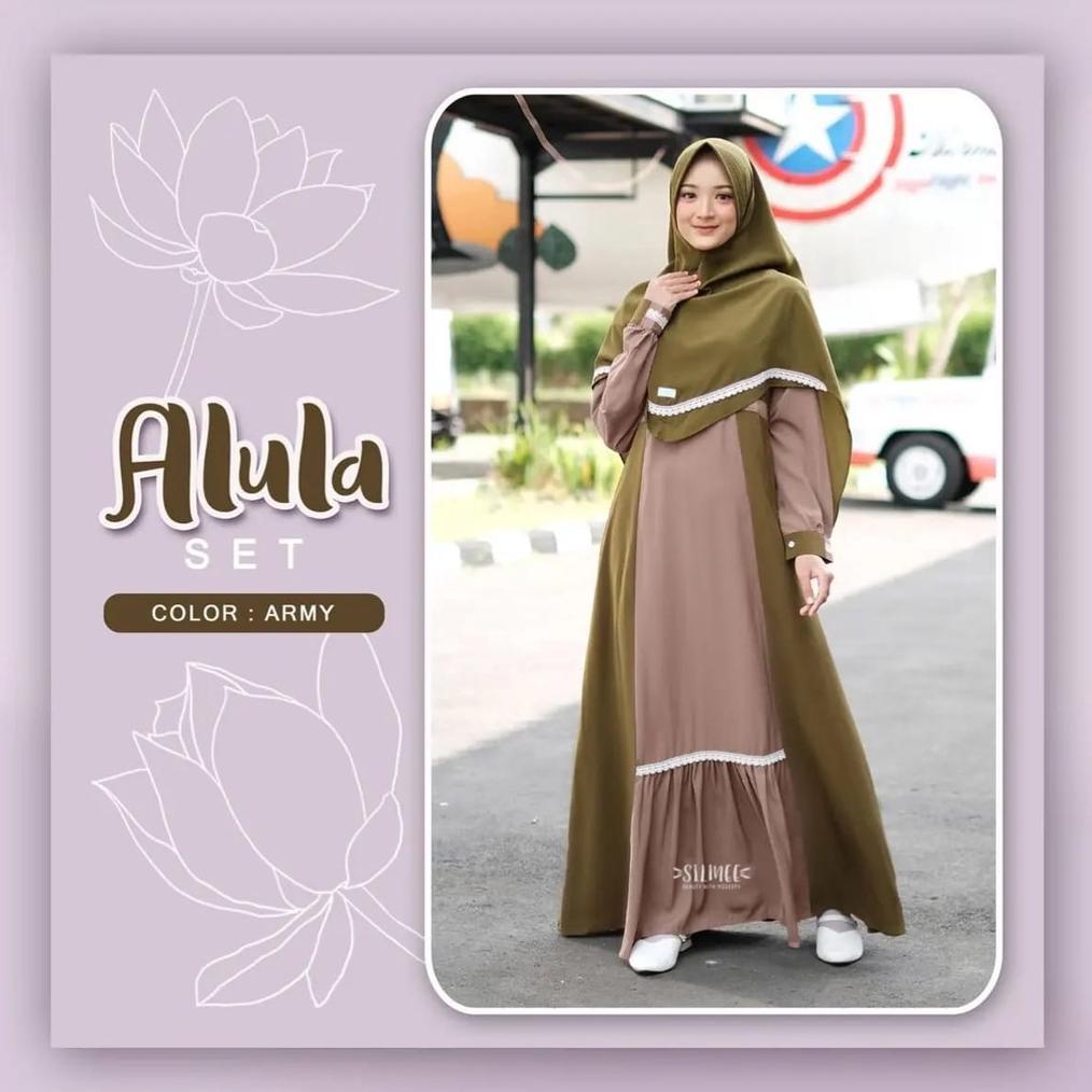 Alula Gamis Busui Cantik Silmee Deoline Nyaman