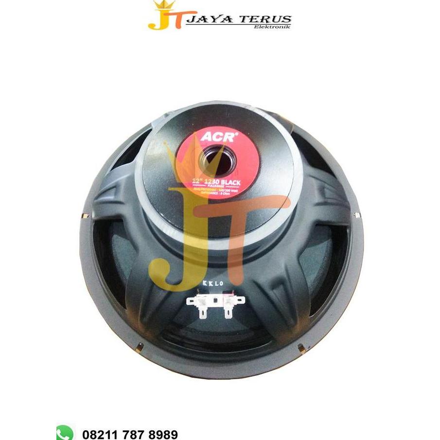 TERMURAH - Speaker FullRange 12 inch / ACR 1230 BLACK 12" ( 100/200 watt, 8 ohm )