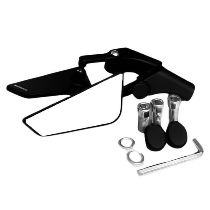 NEW Spion MINI SPORTY Tangkai Pendek FULL CNC Kaca Sepion Mirror VARIO NMAX XMAX ADV  H2C Full Black