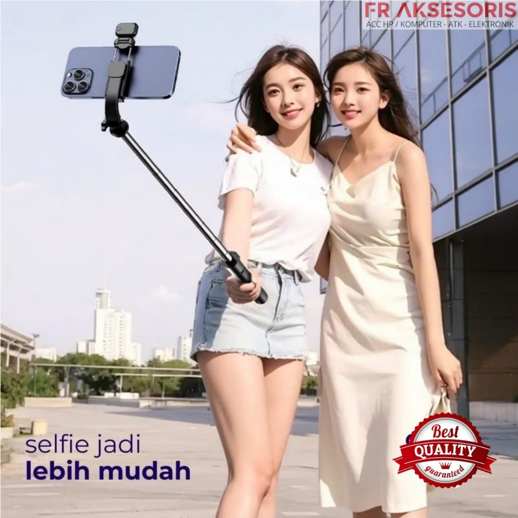 Tongsis Bluetooth 3In1 Plus Led Selfe Goka T17 Tripod Hp 3In1 Blutooth Tongsis With Led Tripod Tongs