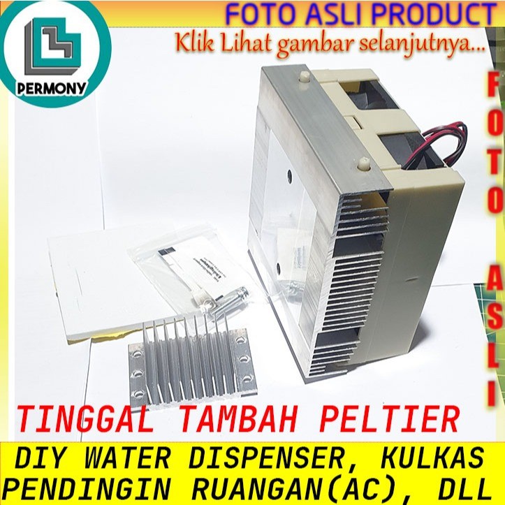 Kulkas Water Dispenser Peltier Refrigerator Thermoelectric Cooling System Aluminium Pendingin Ac Rua