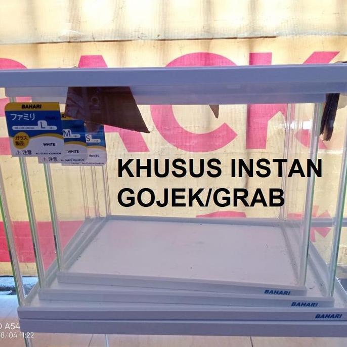 TERBARU - Aquarium bahari size M warna putih