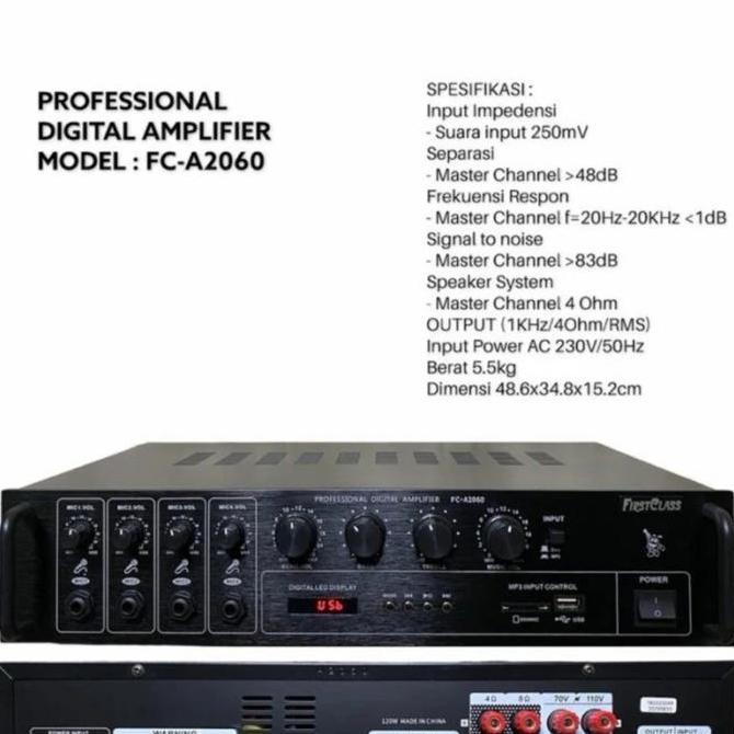 TERMURAH - Amplifier Firstclass FC A2060